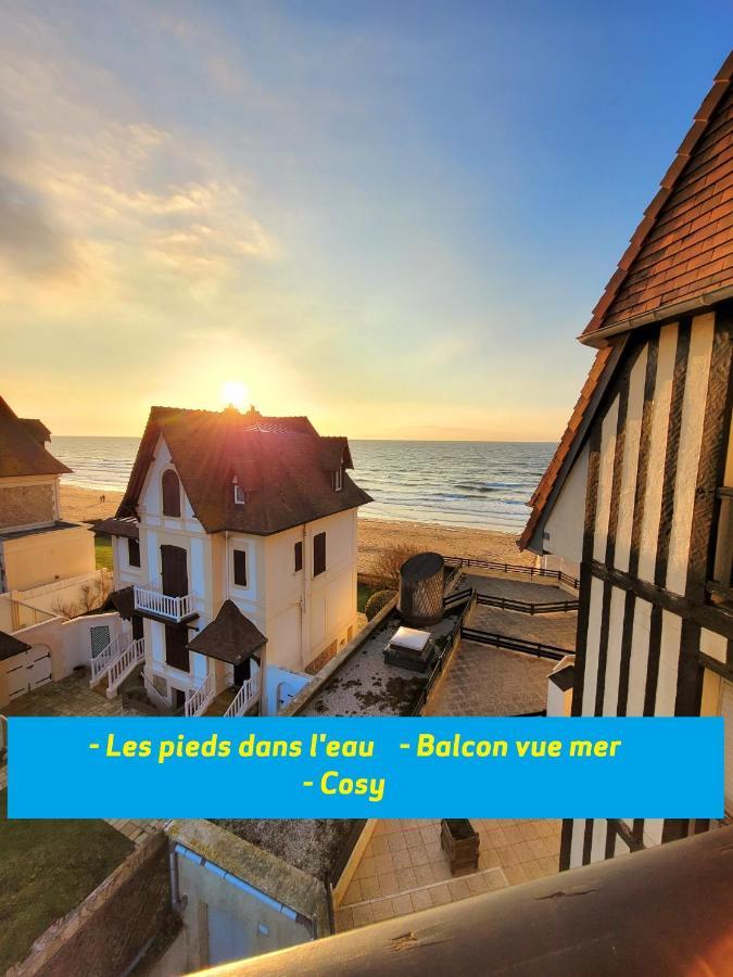 M2M Studio Magnifique Vue Mer - Avec Balcon - Les Pieds Dans L Eau! Blonville-sur-Mer Exterior foto