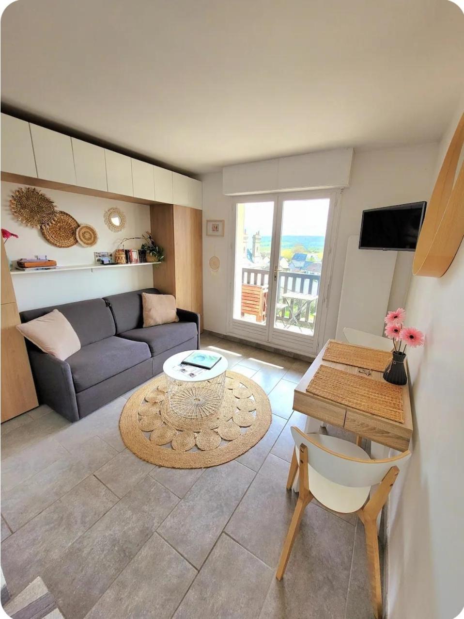 M2M Studio Magnifique Vue Mer - Avec Balcon - Les Pieds Dans L Eau! Blonville-sur-Mer Exterior foto